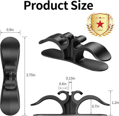 【10-pack】 Cord Organizer for Appliances Upgraded Kitchen Cord Keeper with 3M Glue & TPR Silicone for Air Fryer Coffee Maker Blender Pressure Cooker Toaster Home Storage Hook cleaning supplies and tools household essentials household items