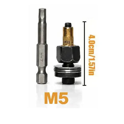 Head Rivet Nut Tool, M3 M4 M5 M6 M8 Rivnut Kit, Carbon Steel Rivnut Set, Threaded Rivet Nut Kit, Manual Riveter Rivnuts Tool Accessory for Automotive Repair Warehouses